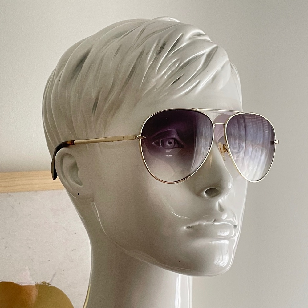 RAG & BONE Aviator Sunglasses RNB 1006/S Gradiant Lens